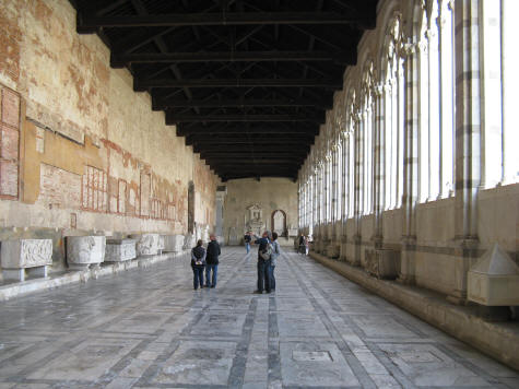 Camposanto Cemetery in Tuscany Italy
