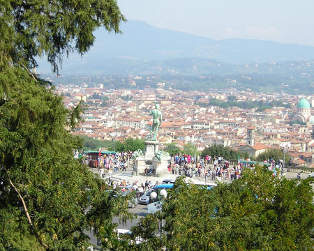 Michelangelo Square in Florence Tuscany