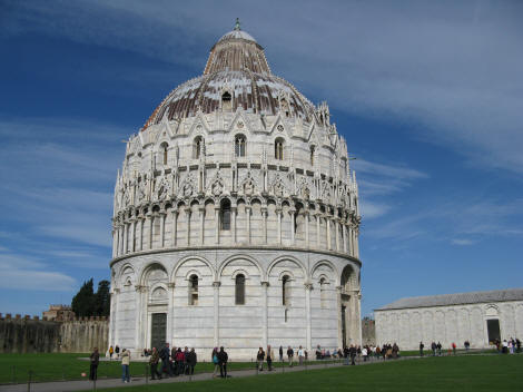 Pisa Battistero, Pisa Tuscano