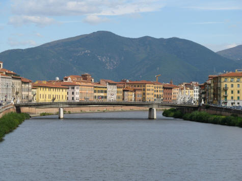 Map of Pisa Italy