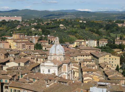 Church in Siena Tuscany (Italy)