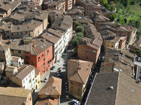 Siena Tuscany Map